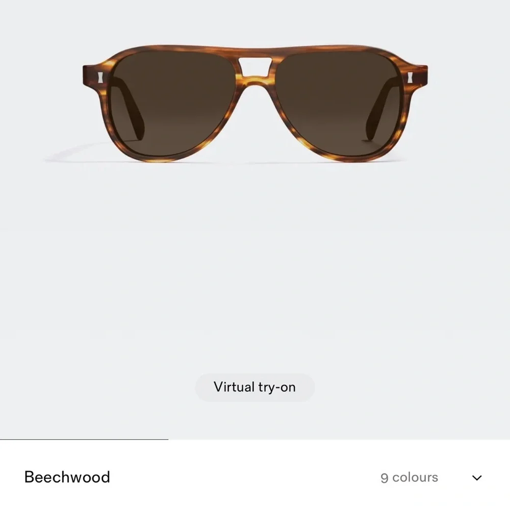 Cubitts Black Sunglasses with Vanity Lenses